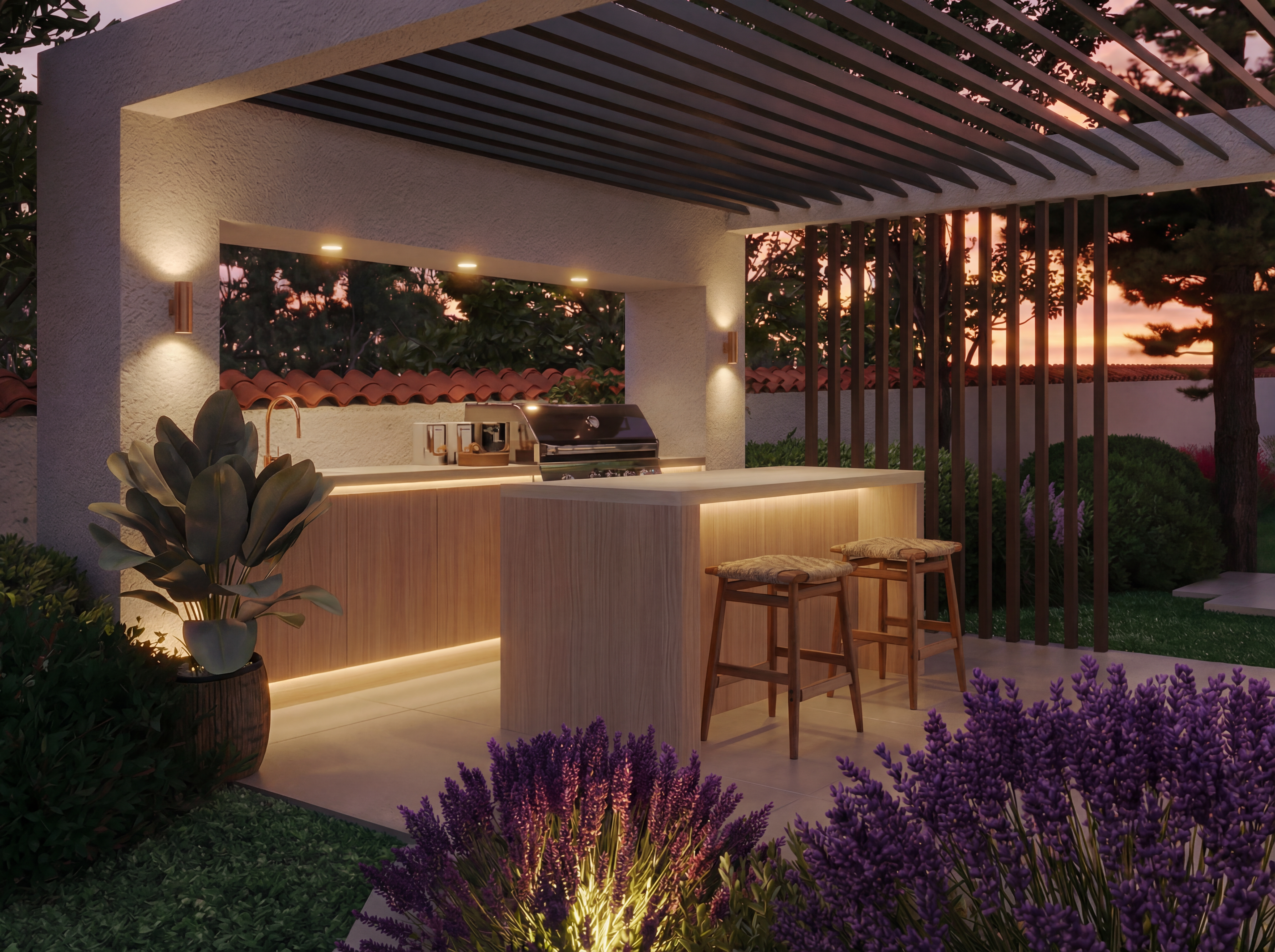Night version of the render